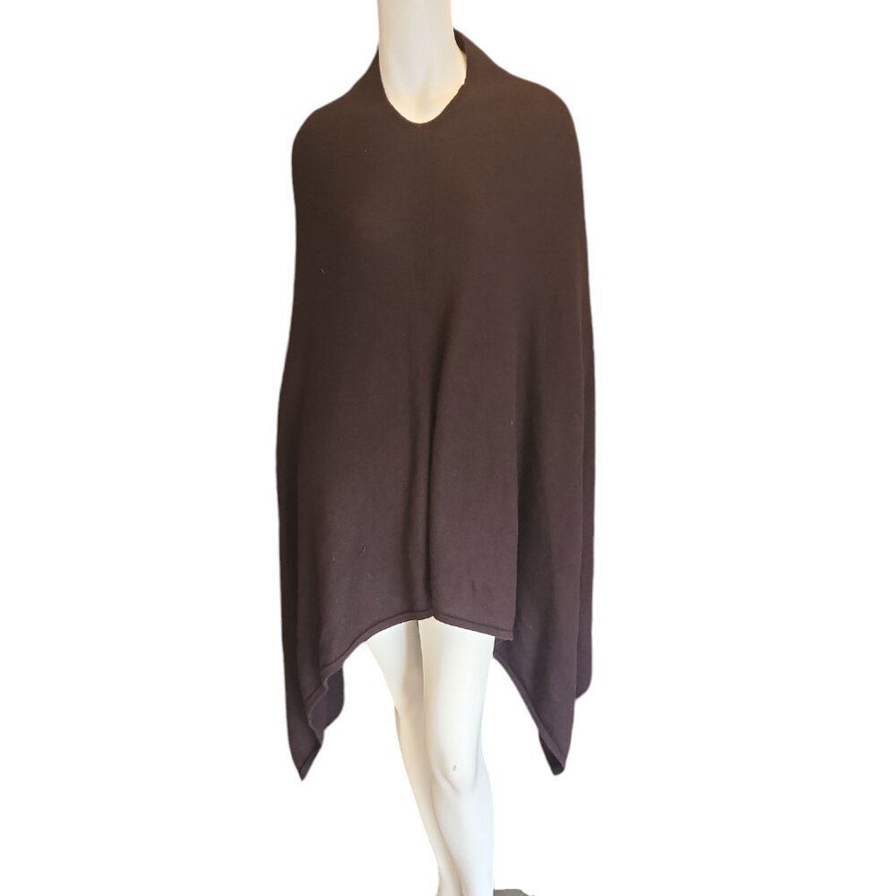 Vintage 90's Nava Durga Pashmina 100% Cashmere Hand Made in Nepal Poncho/Cape